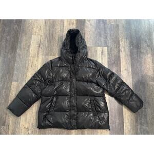 Womens Vince Camuto Black Puffer Jacket XXL